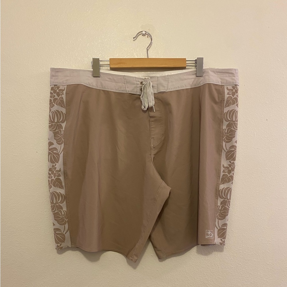 Honolua Hawaii Men's Tan Swim Shorts